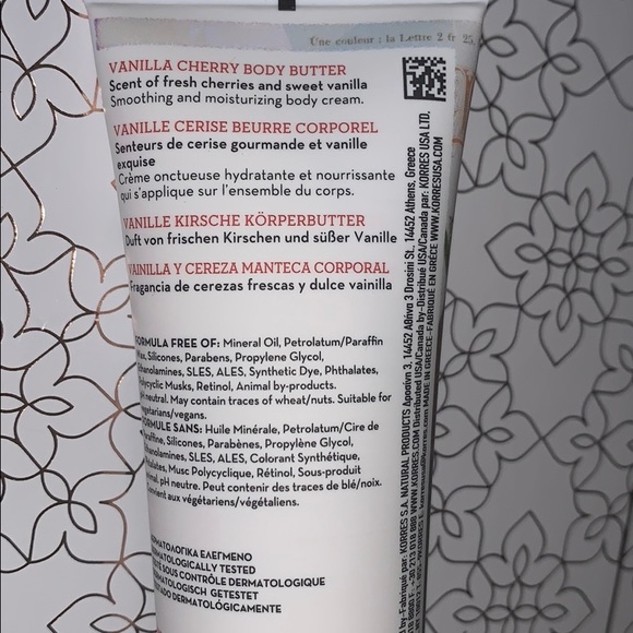 KORRES Ultimate Body Butter Vanilla 🍨Cherry 🍒 - Picture 5 of 7